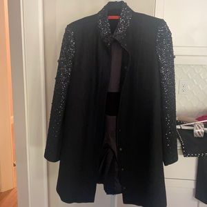 Alice and olivia embellished coat